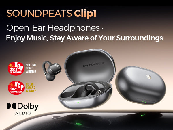 SOUNDPEATS Clip1 Earbuds Set the New Standard for Open-Ear Audio, Delivering Effortless All-Day Comfort and Exceptional Sound  &nbsp;