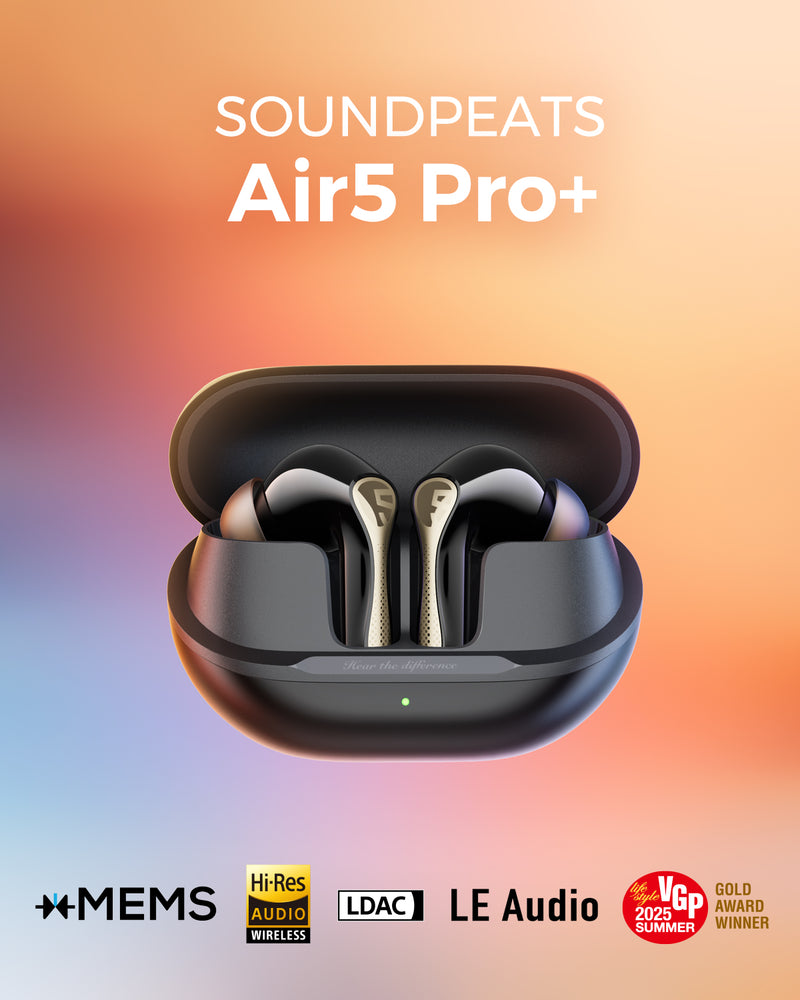 Air5 Pro+ TWS Earbuds — xMEMS + 10mm Drivers, Hi-Res Audio, LDAC & aptX Lossless