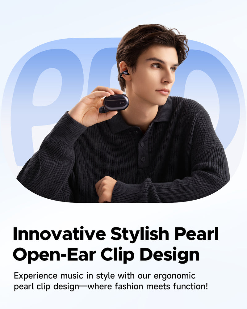 【Officially Launching on January 20th】SoundPEATS Open-ear Clip-on Earbuds PearlClip Pro